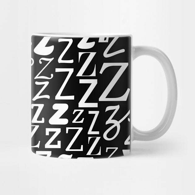 Z - Typography (White) by gillianembers